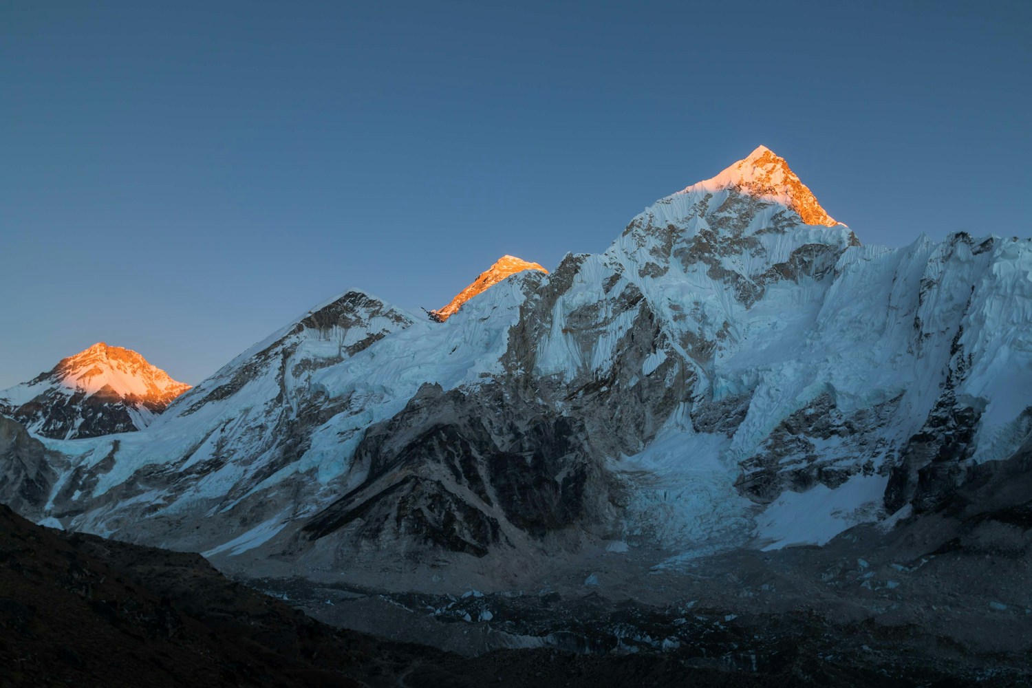 Terraced Himalayan landscape and valleys
